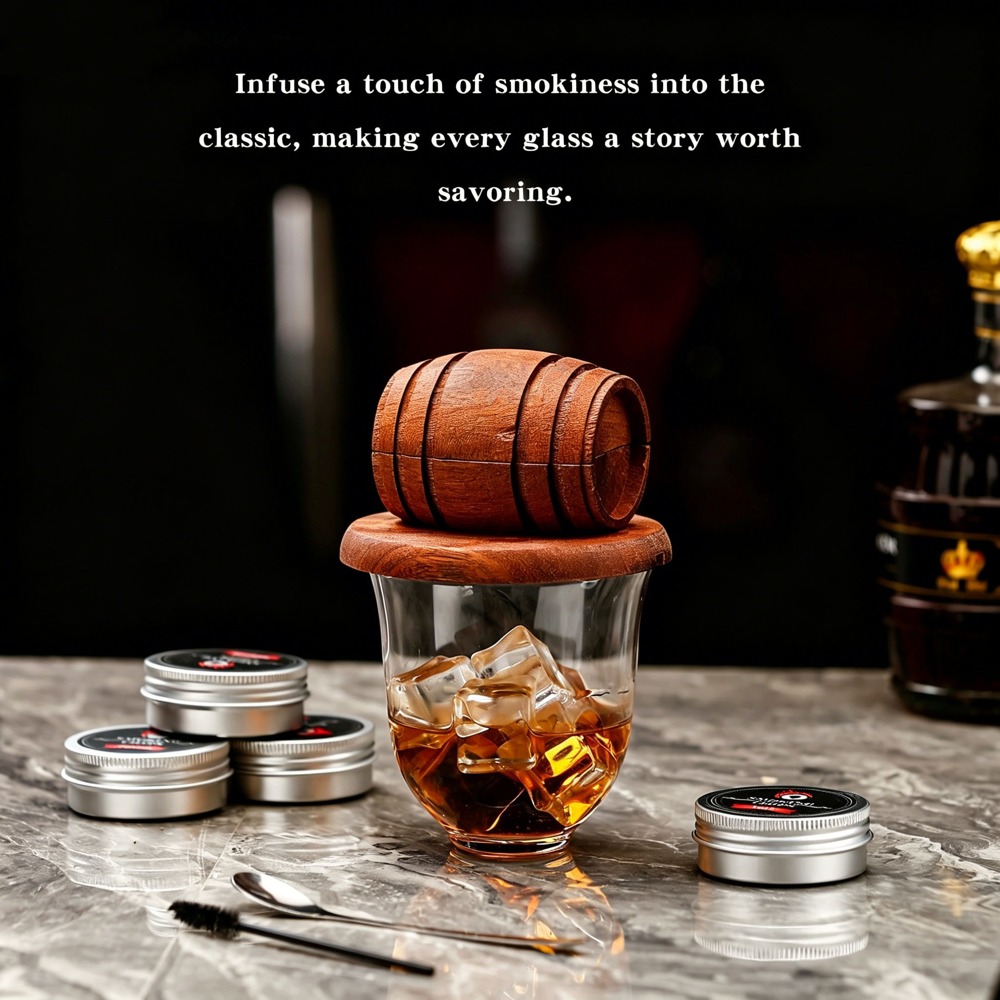 Classic Design Whiskey Smoker  - Vape Decoration reseña y precio
