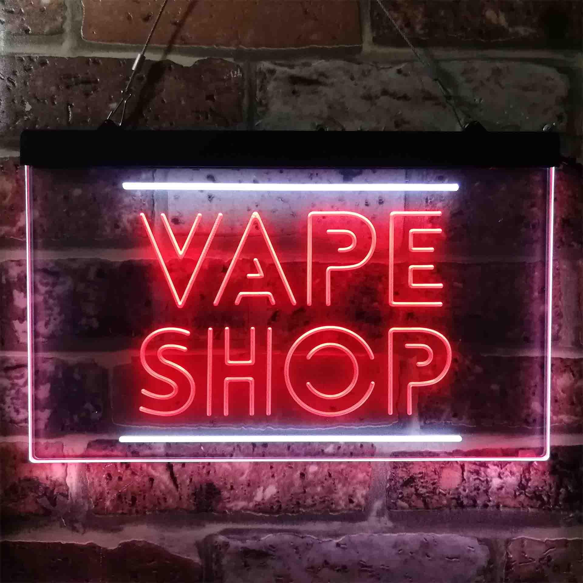 VAPE SHOP Dual Color Led Neon  - Vaping Shop reseña y precio
