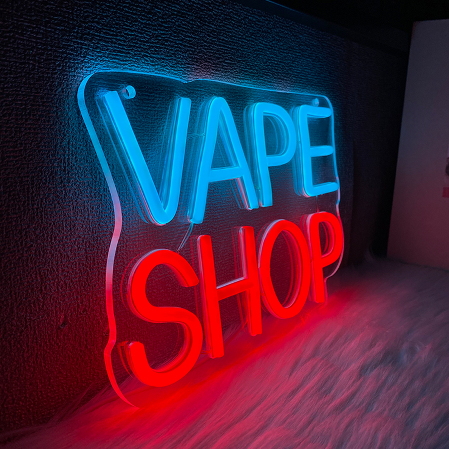 Vape Shop Neon Sign For Wall D - Vaping Shop reseña y precio