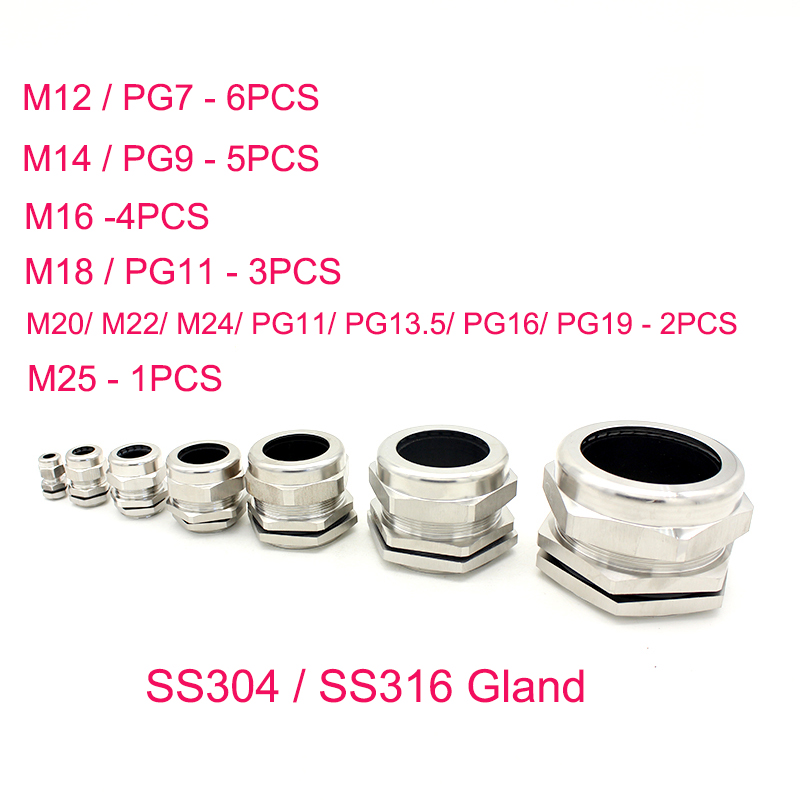 Stainless Steel Cable Gland SS - Stainless Wire Ss316 reseña y precio