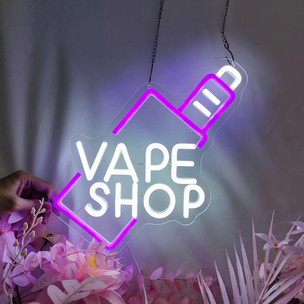 VAPE Shop LED Neon Sign Fit Fo - Vaping Shop reseña y precio