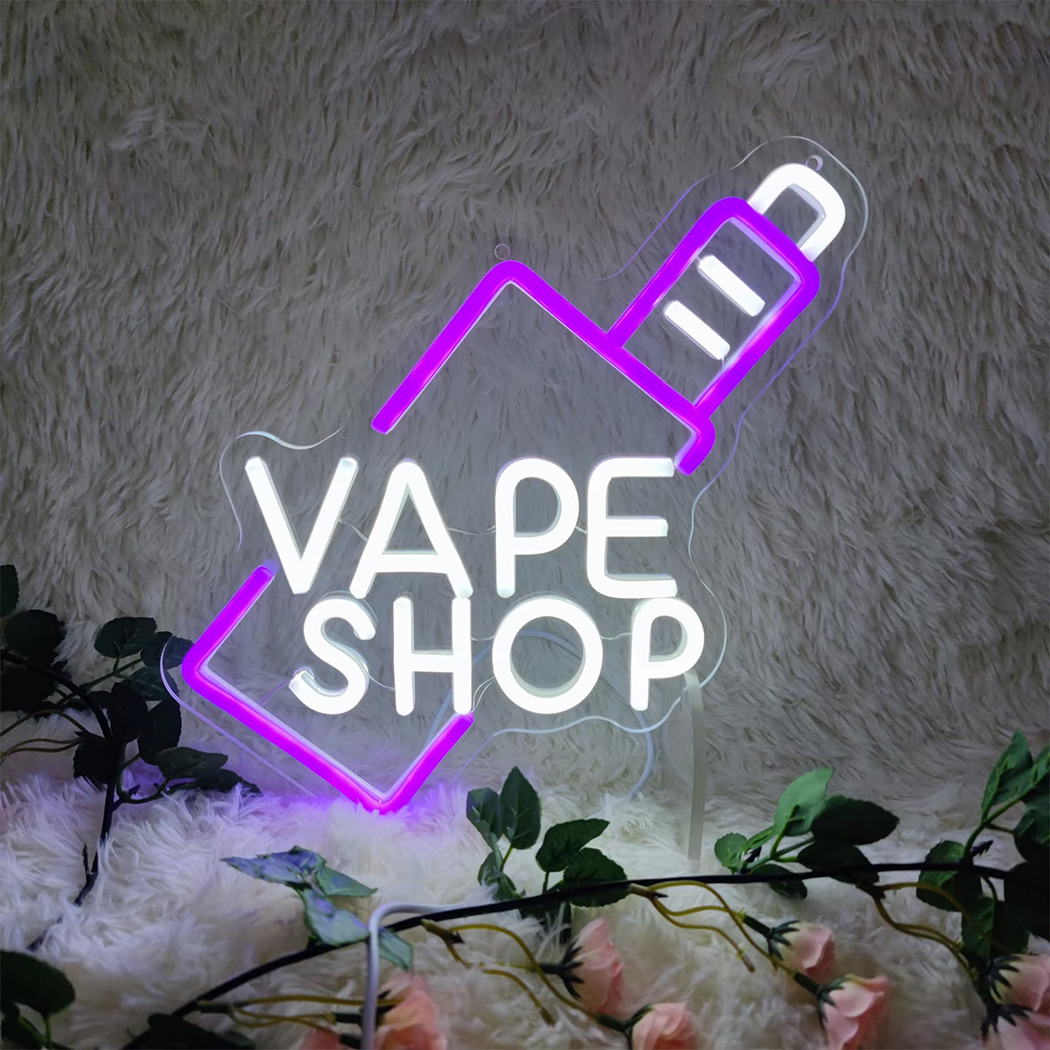 VAPE Shop LED Neon Sign Fit Fo - Vaping Shop reseña y precio