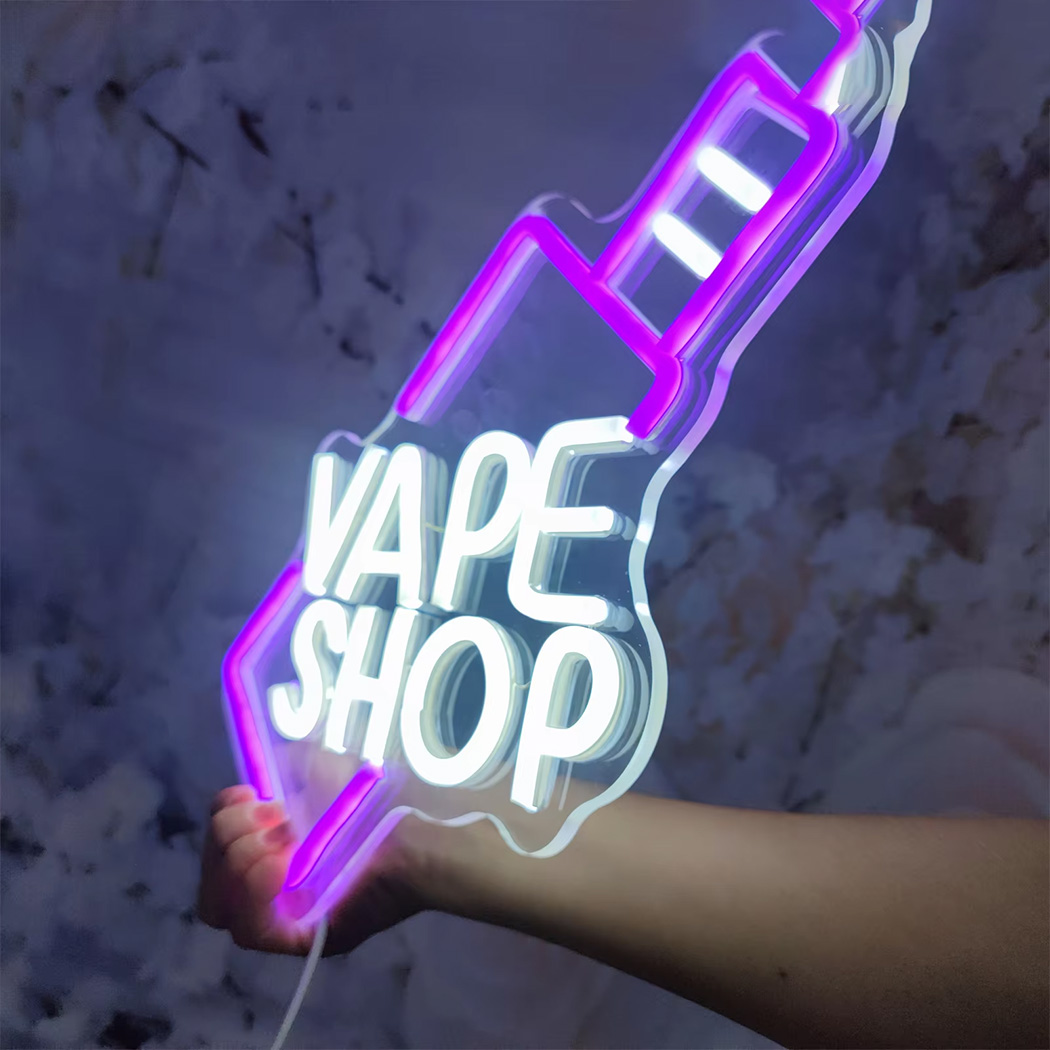 VAPE Shop LED Neon Sign Fit Fo - Vaping Shop reseña y precio