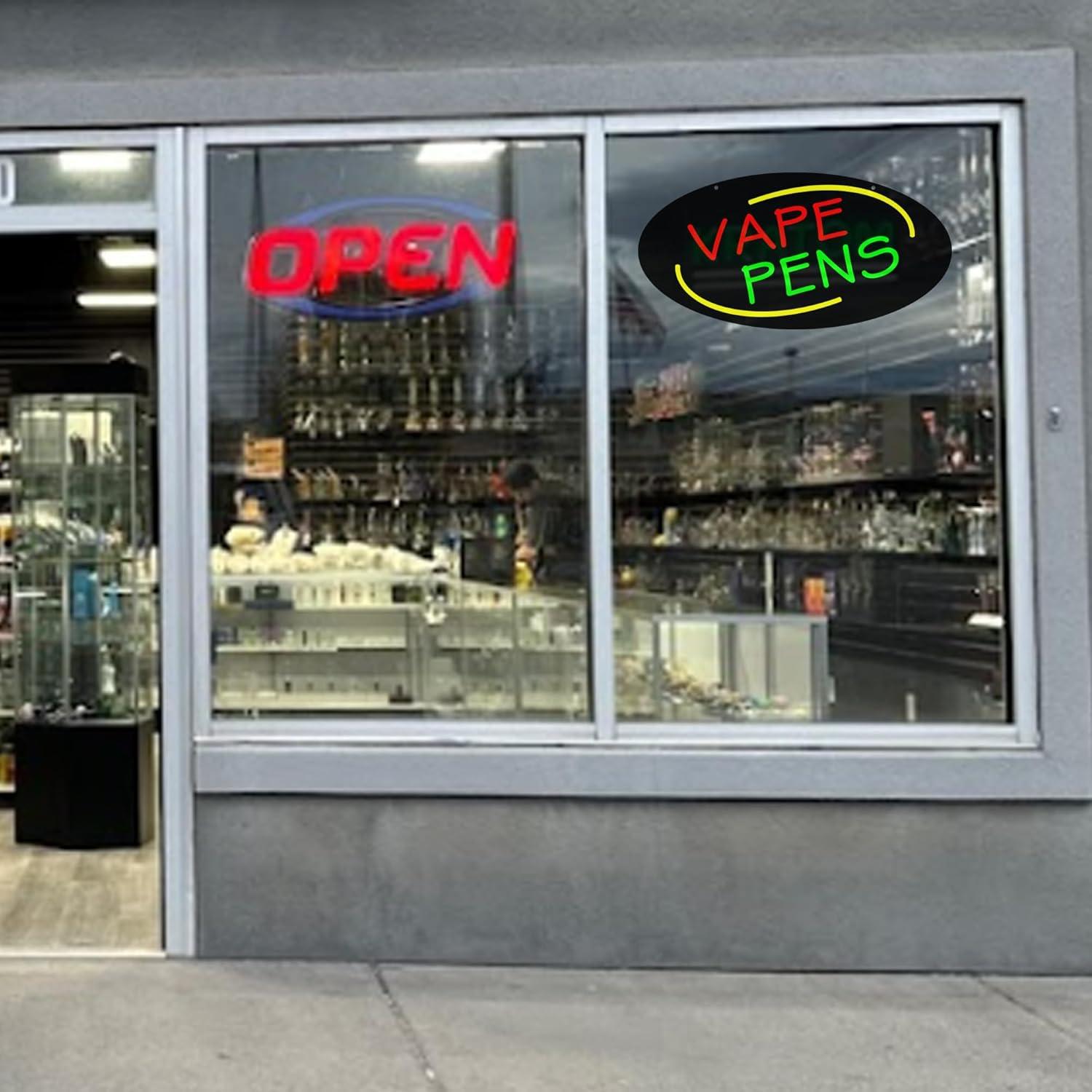 Vape Pens Neon Sign Dimmable L - Vaping Shop reseña y precio