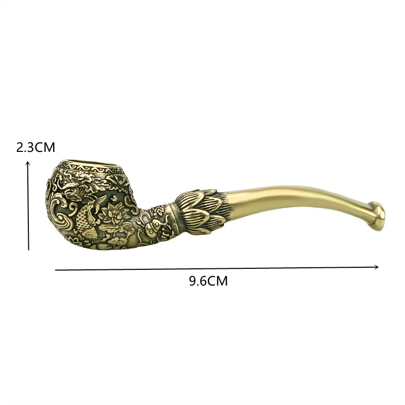 Antique Hand-carved Carp Brass - Vape Decoration reseña y precio