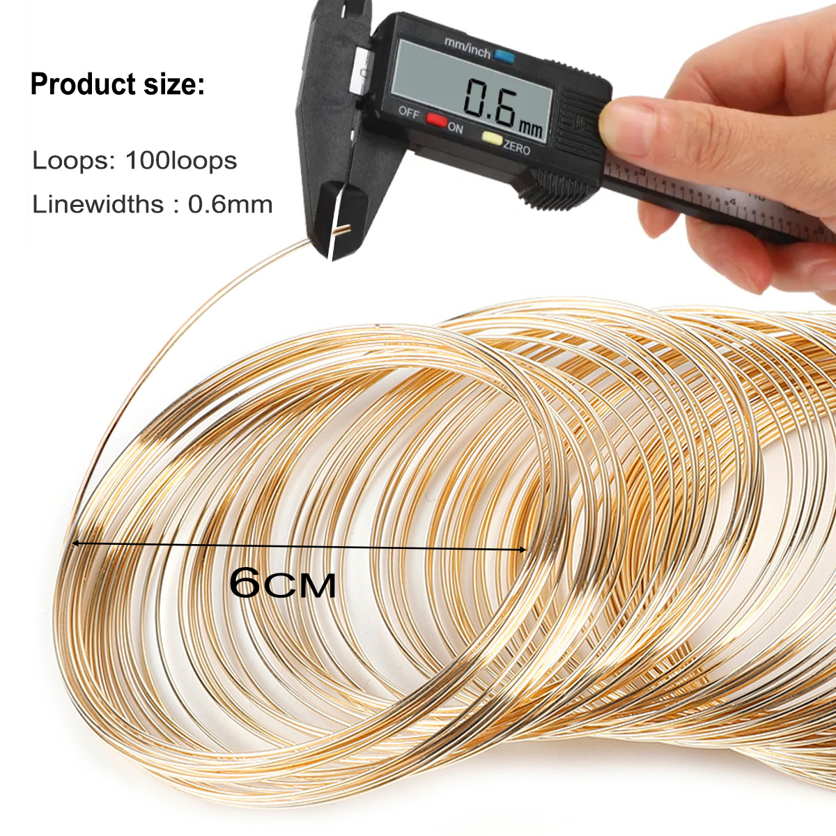 0.6mm Stainless Steel Memory W - Coil Building Kit reseña y precio