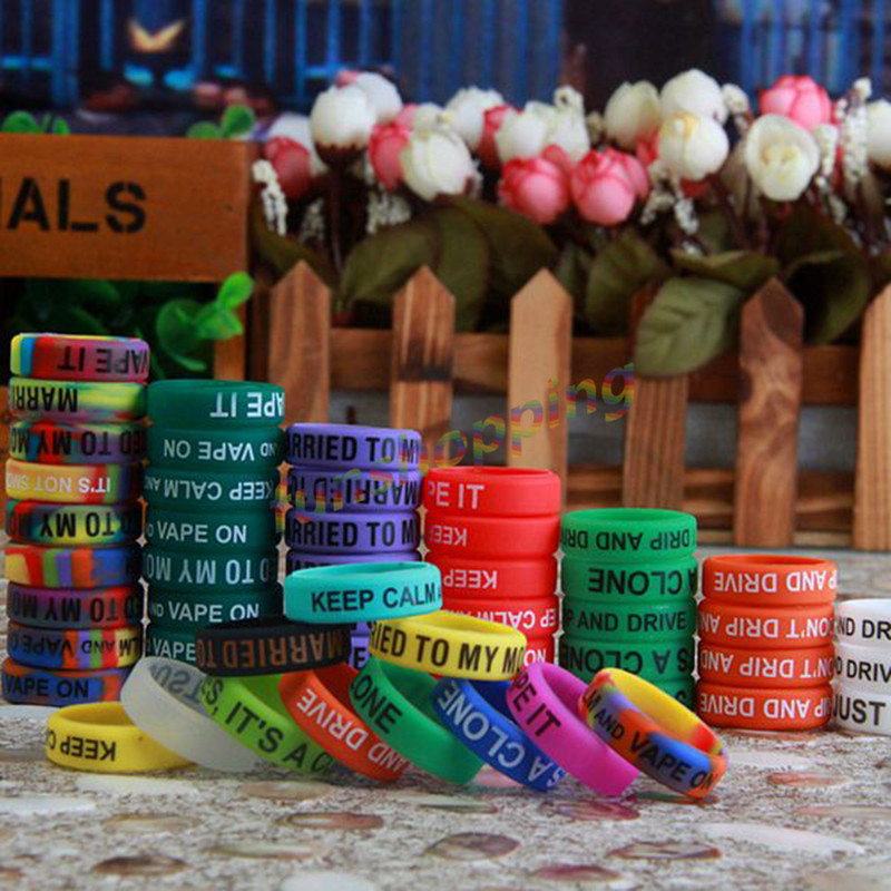 10 pcs / Lot Multi-color Anti- - Vape Band Silicone reseña y precio