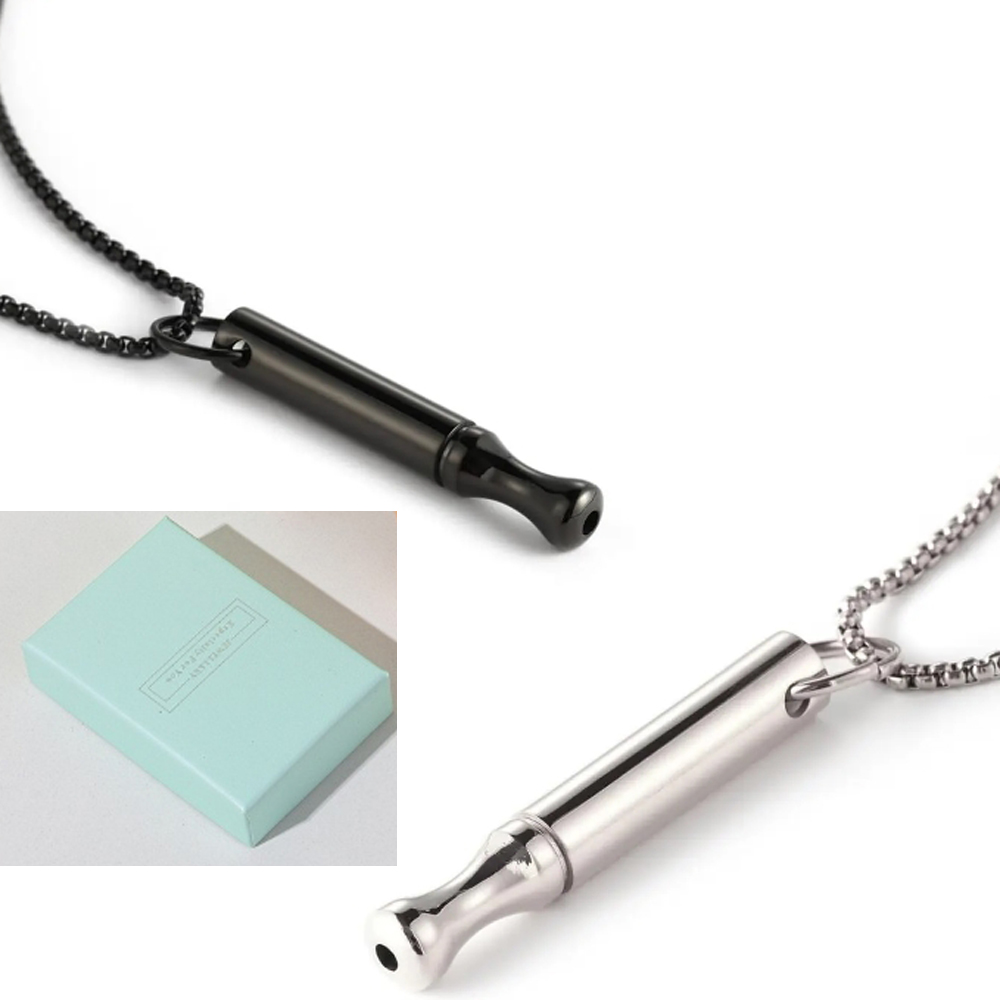 Titanium Steel Breathing Neckl - Accessories For Vaping reseña y precio