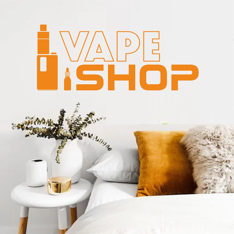 Vinyl Wall Decals Vape Shop Si - Vaping Shop reseña y precio