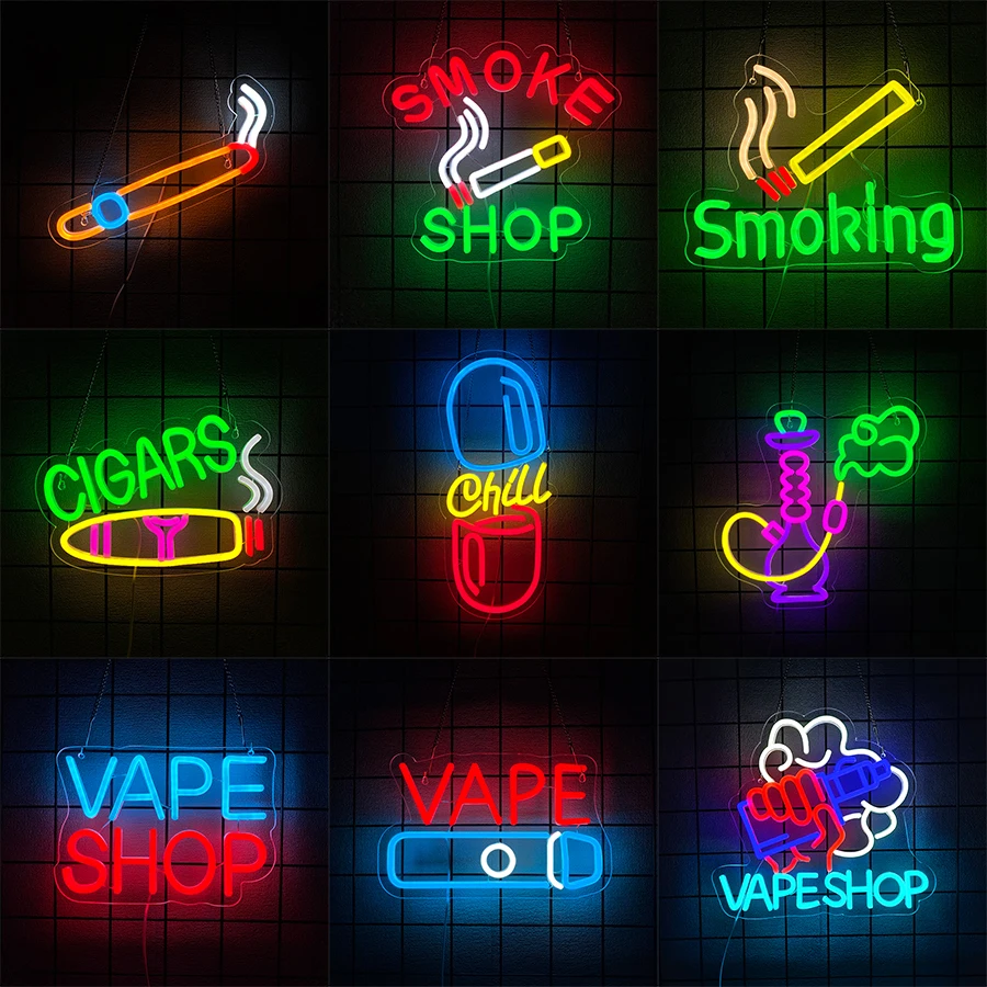 USB Bright Led Advertising Dis - Vaping Shop reseña y precio