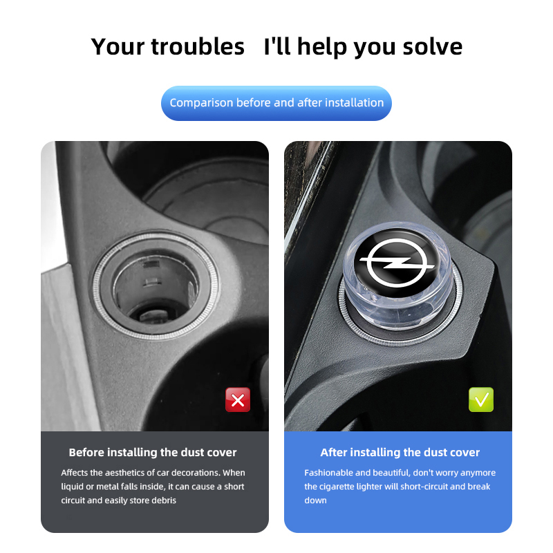 Car Cigarette Lighter Cover Du - Vape Decoration reseña y precio